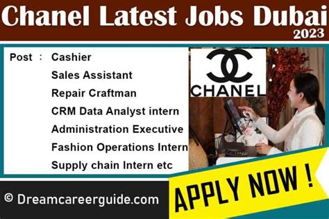 vacature chanel|chanel job opportunities.